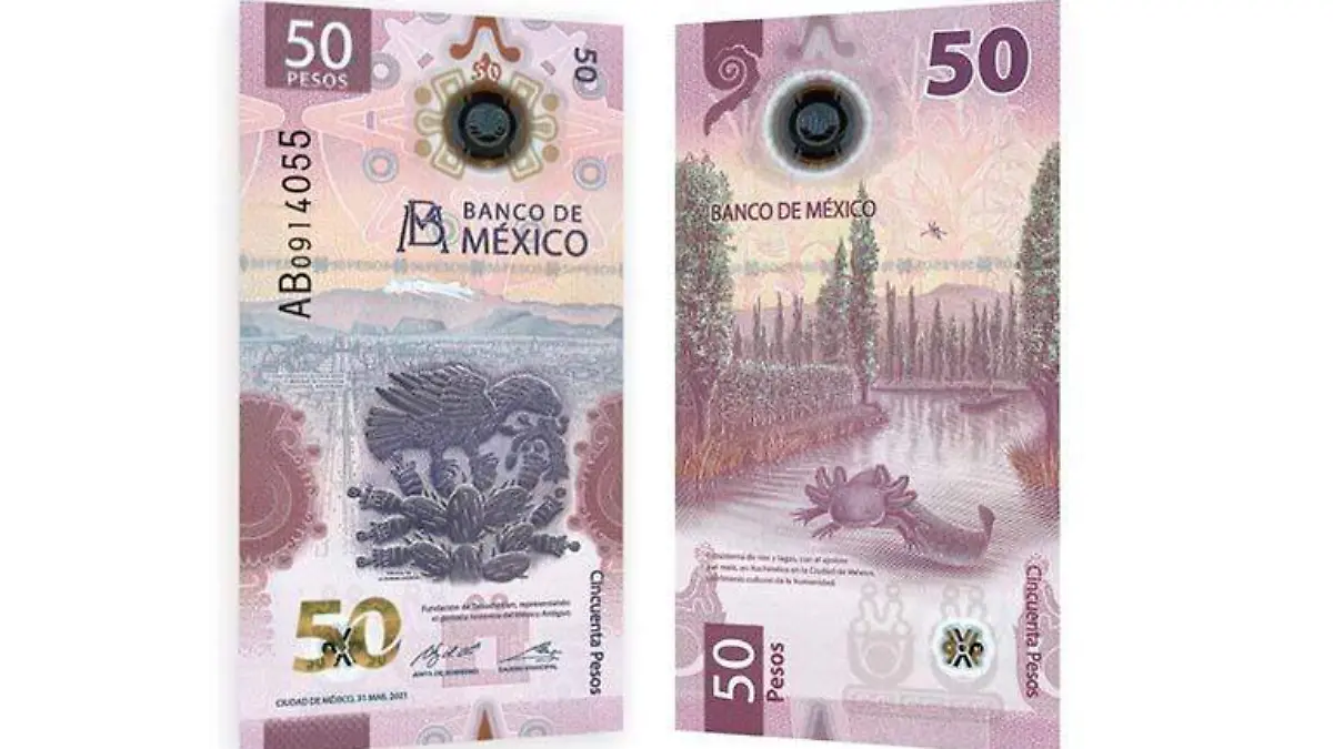 Nuevo billete de 50 pesos